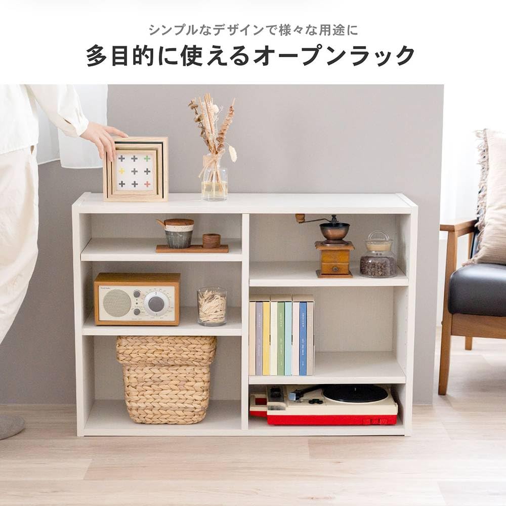 Amazon｜コーナンオリジナル LIFELEX オープンラックβ 9030-60 WWH